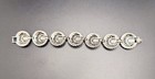 Vtg Southwestern Style Ornate Silver Tone Faux Turquoise Bracelet SARAH COVENTRY — photo 7