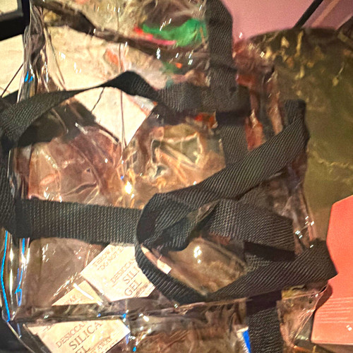 Clear Black Women's Tote Bag Solid Rectangle w/ Adjustable Detachable Strap