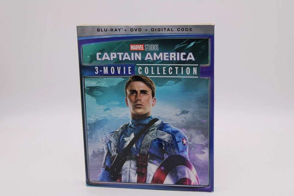Captain America 3-Movie Collection (Blu-ray & DVD 2021) Slipcover Marvel - Image 2 of 4