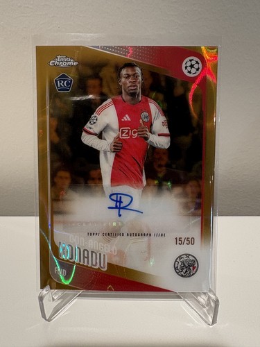 Don-Angelo Konadu - 2025-26 Topps Chrome UEFA CC RC Gold Lava Auto /50 AFC Ajax