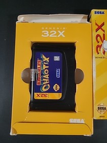 Knuckles' Chaotix Sega Genesis 32X w/Box Fully Tested And Working