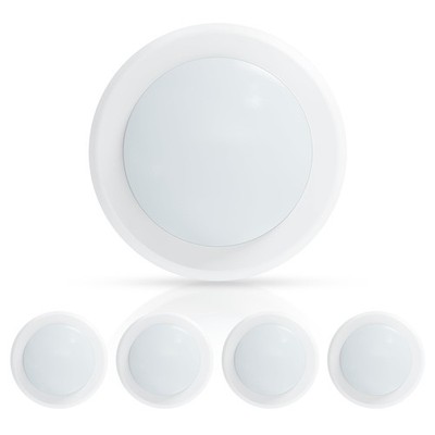 ECOELER 6'' LED Flush Mount Ceiling Light, Dimmable 4 - Pack, 4000K Cool White