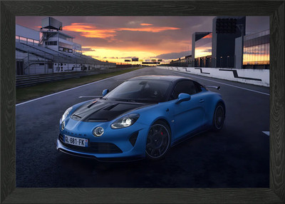 Alpine A110r Gerahmtes Wandbild Poster Leinwanddruck Bild