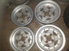 Jdm Deep Rim Focus Racing Five 13-inch Wheels. Front 6j Approx. 10 O No Tires