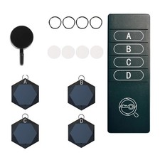 4-in-1 Wireless Alarm Key Finder Anti Lost Tag Tracker Wallet Locator Remote Kit