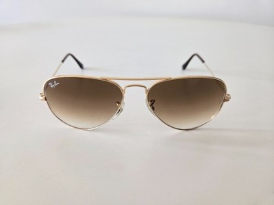 Ray-Ban Aviator Sonnenbrille | RB 3025 001/51 55 14 2N | Gold | braune Gläser