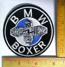 BMW Boxer patch vintage collectible old German motorcycle biker memorabilia