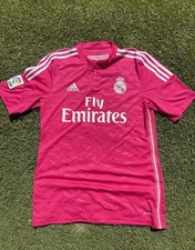 Vintage 2000s adidas Real Madrid away CR7 pink soccer jersey medium