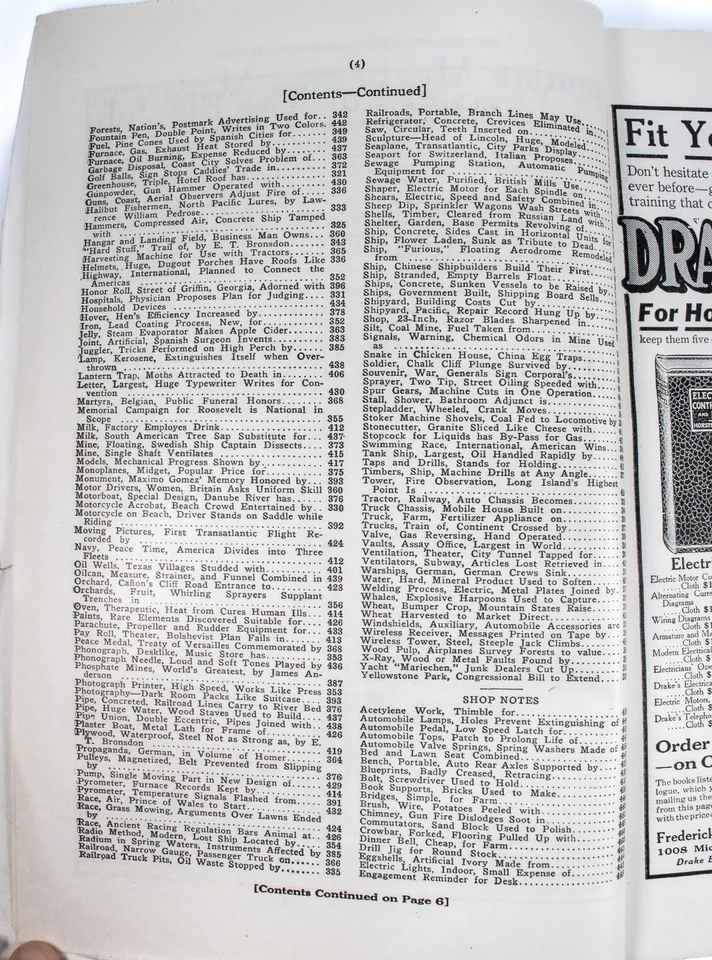 Sept 1919 Popular Mechanics - Flight Around the World, Submarines, Zephyrs - Image 3 of 4