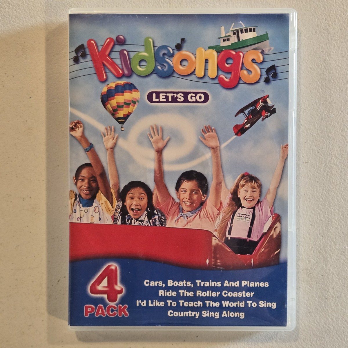 Kidsongs - Let's Go 4 Pack DVD 1986 4-DISC SET CHILDREN'S MUSIC