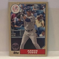 Topps 2017 1987 30th Anniversary Aaron Judge Rookie Card #87-58 Yankees. rookie card picture