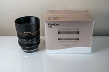 KamLan 50mm F1.1 II APS-C Large Aperture Manual Focus Lens for Fujifilm X