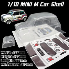 1/10 MINI Classic M Car Shell PVC RC car Body 210mm Wheelbase 165mm Width Tamiya