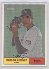 2010 Topps Heritage Chrome Refractor 101/561 Ubaldo Jimenez #C99 0ew