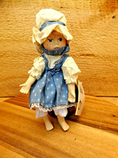 Americana Collection "Jessica" Hand Painted 8" Porcelain Doll Born July 15, 1899
