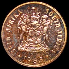 1983 SOUTH AFRICA PROOF 1 CENT SM2147