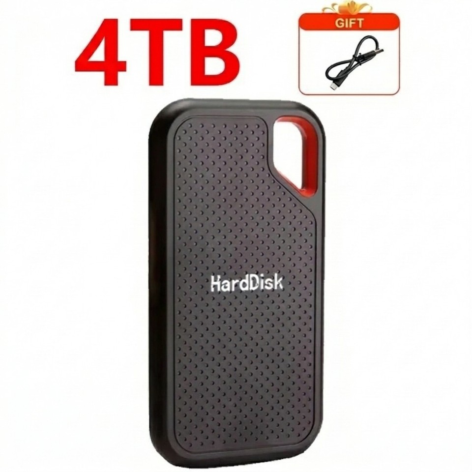 Portable Drive 2TB External Hard Drive Classic Black - PC Laptop and ...