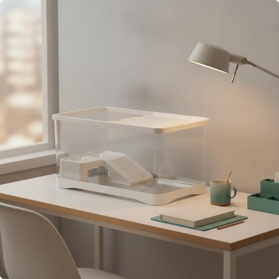 Tischaquarium hochtransparent Nanoaquarium kompakt für Büro