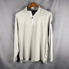Nike Golf Dri Fit Adv 14 Zip Pullover Large Mens Ribbed Light Uva Cavaliers