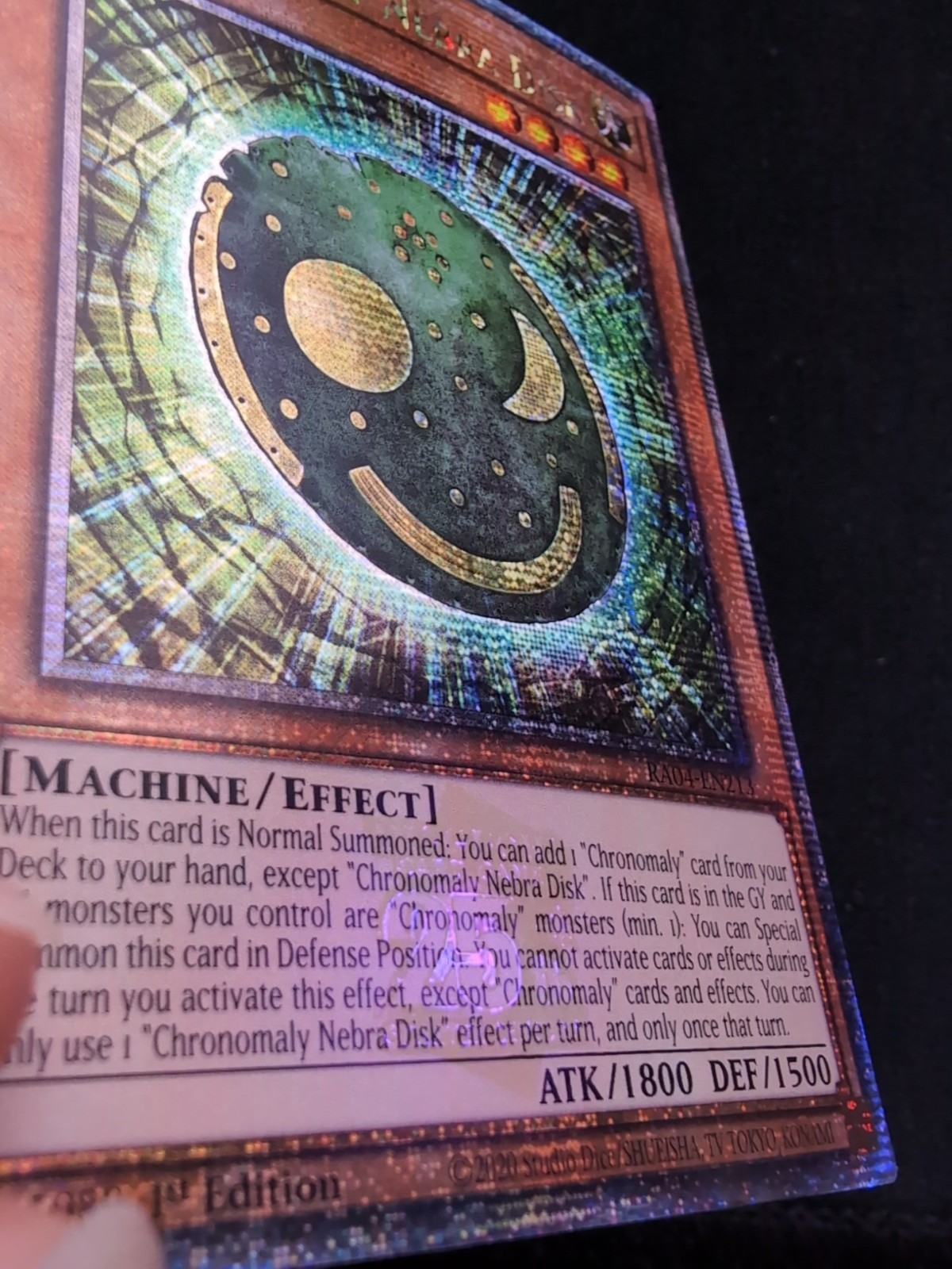 Chronomaly Nebra Disk (Quarter Century Secret Rare) RA04-EN213