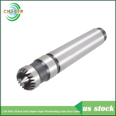 2 Mt With 5/8-Inch Crown Super Woodworking Lathe Drive Center