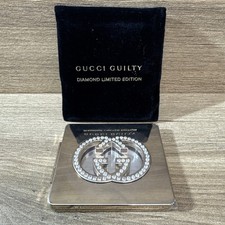 Gucci Guilty Diamond Limited Edition Mirror Compact Gold Tone W/ Rhinestones