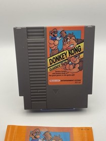 Donkey Kong Classics NES Game Cartridge Nintendo With Instruction Manual