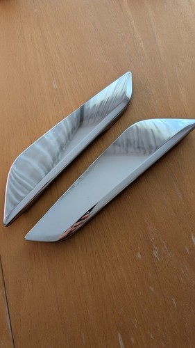 Verchromte vordere Kotflügel-Entlüftungen, Luftauslass-Abdeckung für BMW 5 (G30)