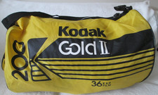 Vintage 1992 Kodak 200 Olympic Sponsor Duffle Bag Yellow GOLD II Travel Gym READ