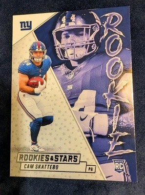 Cam Skattebo #3 2025 Panini Rookies & Stars Rookie Exclusive RC Rookie
