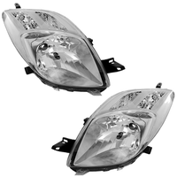 Scheinwerfer Set FüR Toyota Yaris P9 2005-2009 H4 Halogen LWR Stellmotor
