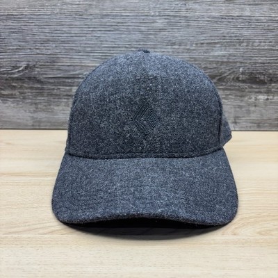 Black Diamond Equipment Hat Flex Fit S/M Gray Outdoor Hiking Climbing Mountain