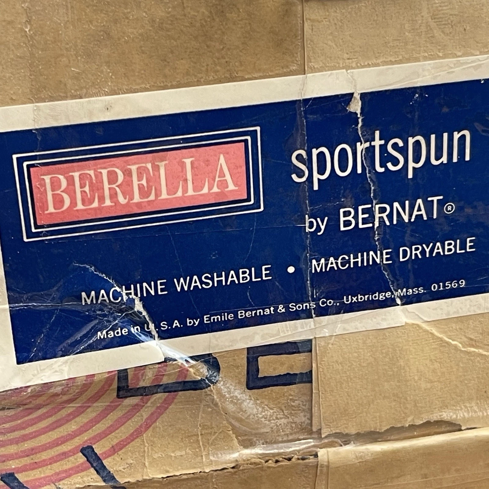 Vintage Bernat Berella Sportspoon Yarn Wedgwood Blue 2860 Lot of 20 Original Box image 9