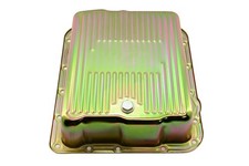 Steel Transmission Pan Fits Gm 700r4 4l60e 4l65e Deep Sump Zinc