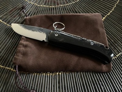 Citadel Glouton ROCKFORD- Folding Knife 1075 Carbonstahl Messer, Traditional