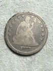 1877-S Seated Liberty Silver Quarter G Good Condition Nice Coin See Pics 7968