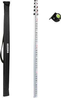 Dual Sided 16 Ft Aluminum Telescopic Fishing Rod 5 Section 8ths Travel