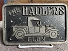 Car Club Plaque Plate Vintage Original Oil Gas Early Auto The Haulers ELON Sign