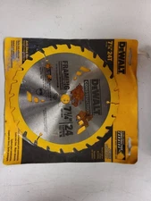 Dewalt 7 1/4" Circular Saw Blade 24T Construction Framing DW3578 Carbide Teeth