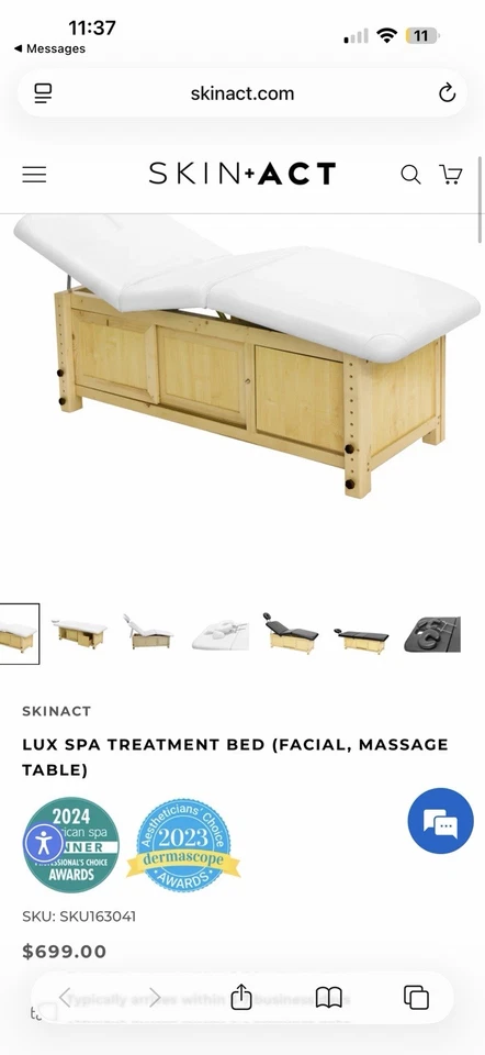CAMA DE TRATAMIENTO SPA LUX (FACIAL, MESA DE MASAJE) Foto 4 de 4