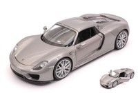 Porsche 918 Spyder Hardtop 2013 Silber 1:24 Modell 24055HGY Welly