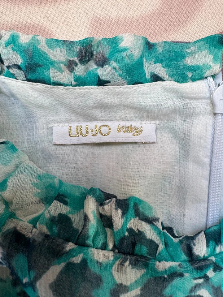 Nuevo con etiquetas Vestido túnica de seda Liu Jo para niñas - Talla 4Y (104 cm)- Diseñador italiano de lujo Foto 4 de 4