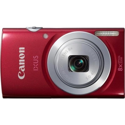 Canon PowerShot ELPH 135/ IXUS 145/ IXY120 Digital Camera 16MP 8x Zoom - Red