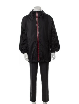 Dsquared² Black Parka w/ Decorative Lettering