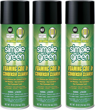 Simple Green Foaming Coil Cleaner 20Oz Aerosol Pack of 3 