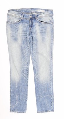 BIG STAR Herren Jeans blau Baumwolle Tapered Größe 31 in L30 in Slim - weiches Tragegefühl