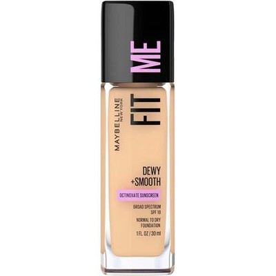 Maybelline Fit Me Dewy + Smooth Foundation SPF 18 118 Light Beige 1oz / 30ml