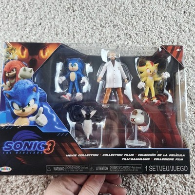 Sonic The Hedgehog 3 Movie 2.5  5-Figure Set Super Shadow, Gerald, Robotnik NEW!