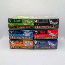 NEW YOMEGA X-Brain Firestorm Woofer Yo-Yos Complete Sealed Set 6 McDonald s Toys