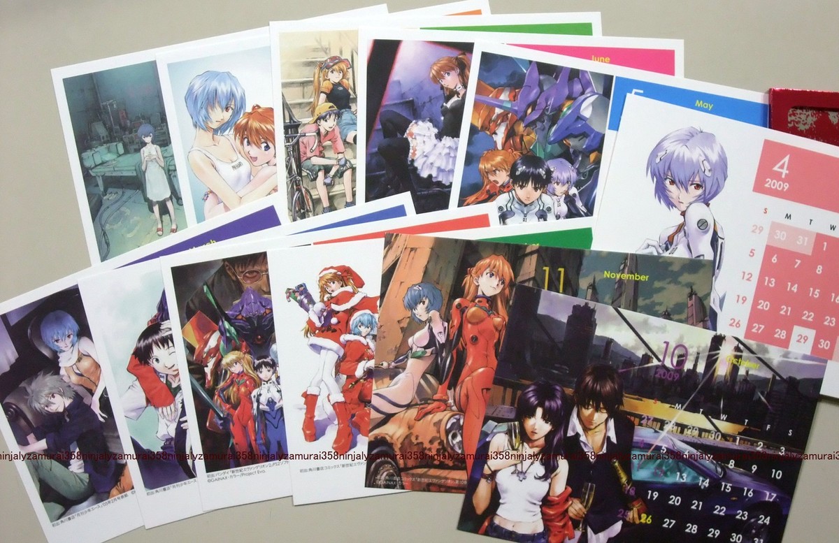 カレンダー・スケジュール CR EVANGELION DAISO Neon Genesis Evangelion Calendar 2025 Edition NEW